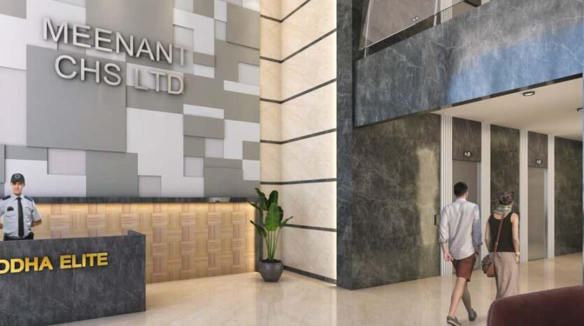 Shraddha Elite Spacious Lobby